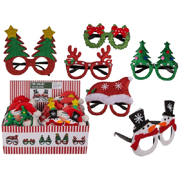 Party brýle Vánoční mix 1 ks