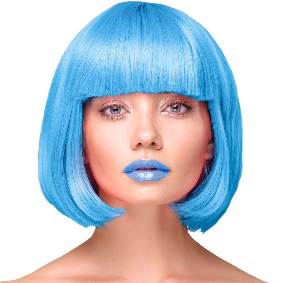 Paruka modré krátké vlasy