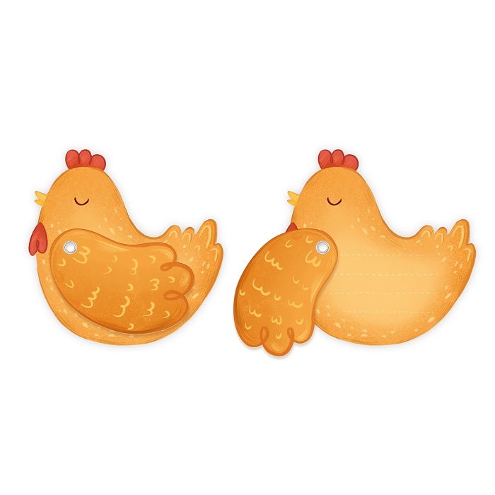 Pozvánky Farma kuřátko 6 ks