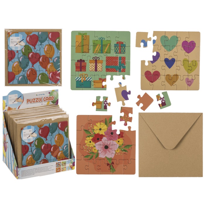 Přání narozeninové puzzle mix motivů