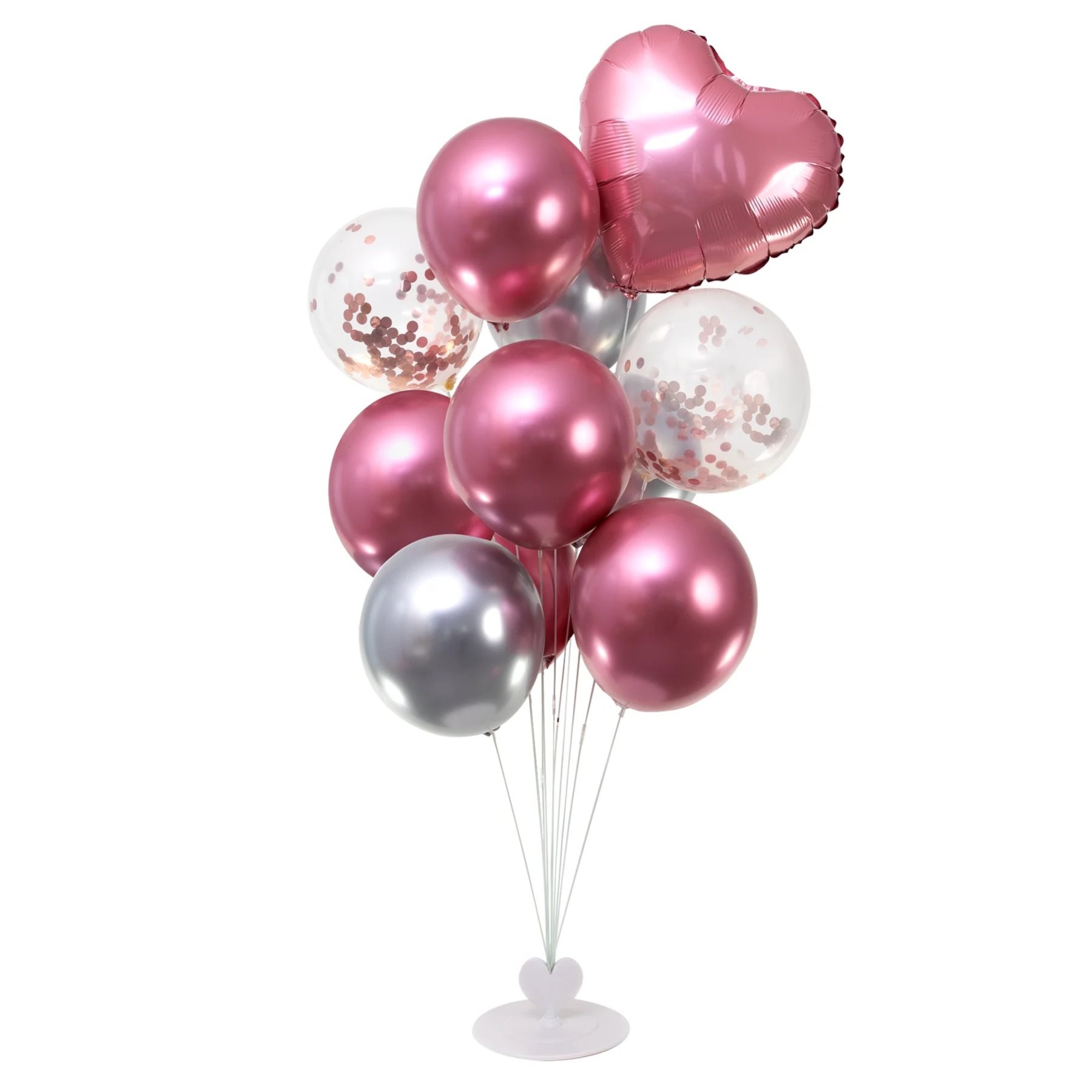 Stojan na balónky bílý 100 cm