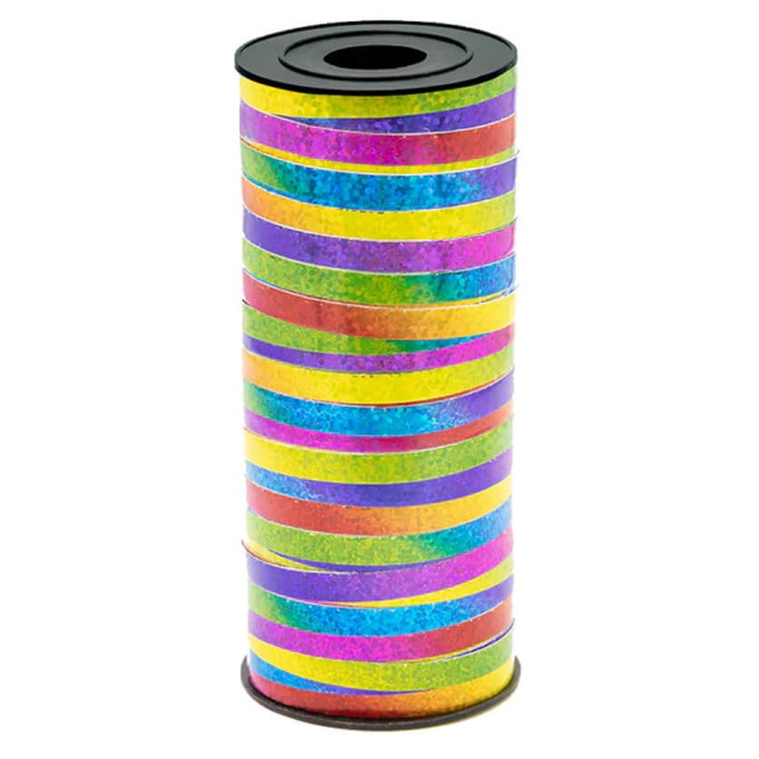 Stuha hologafická duhová 92 m