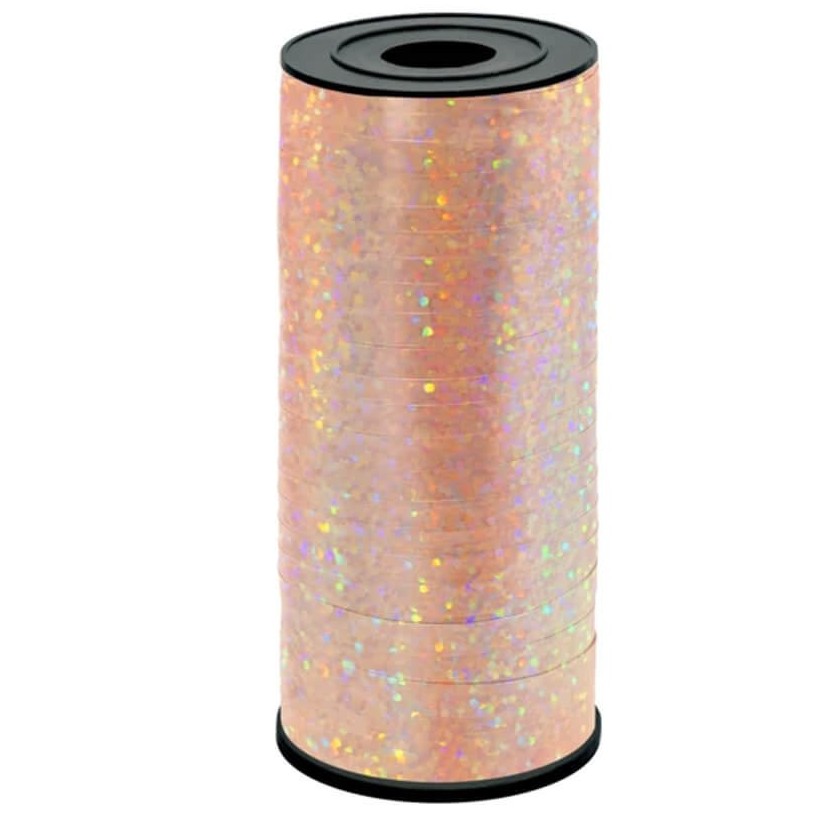 Stuha holografická rose gold 92 m