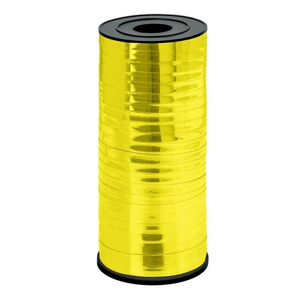 Stuha lesklá zlatá 92 m