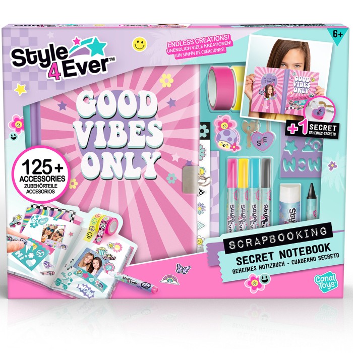 Style4Ever Tajný zápisník s dekoracemi