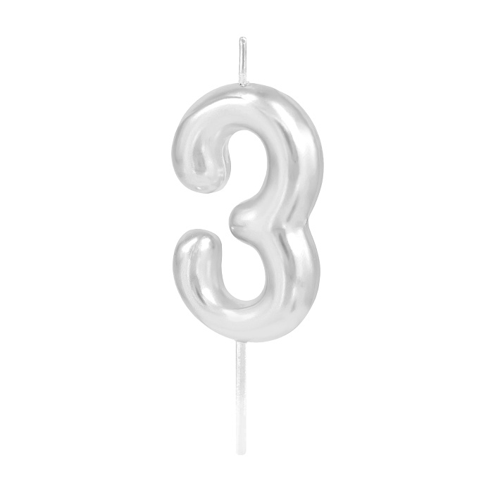 Svíčka dortová lesklá