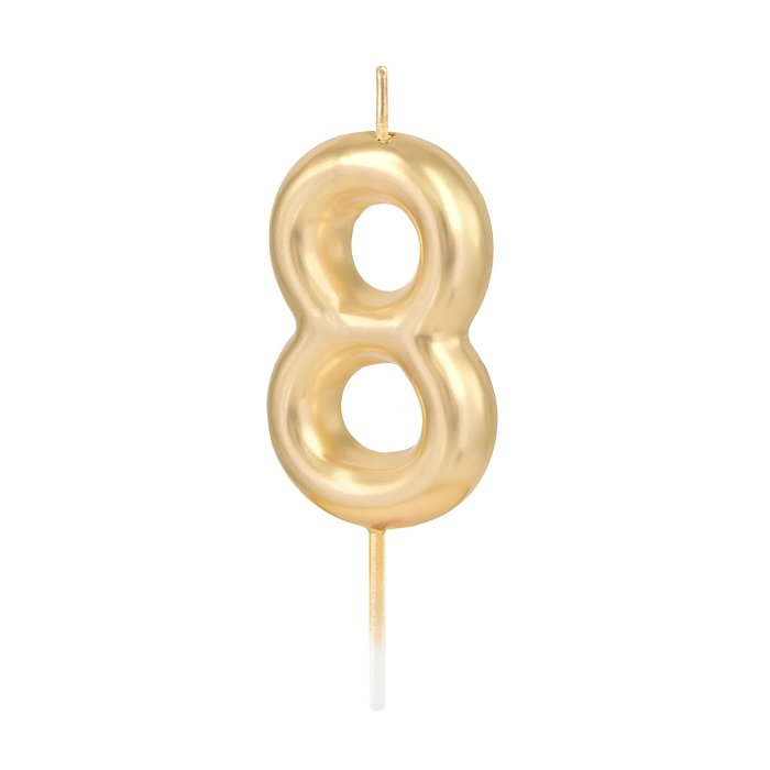 Svíčka dortová lesklá