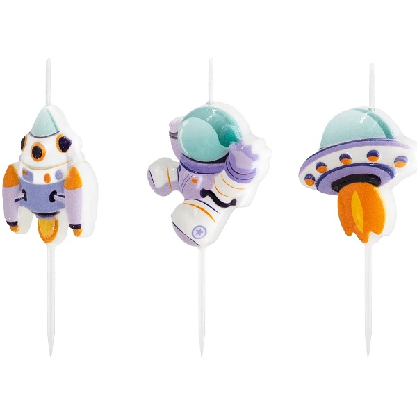 Svíčky Vesmír 3 ks