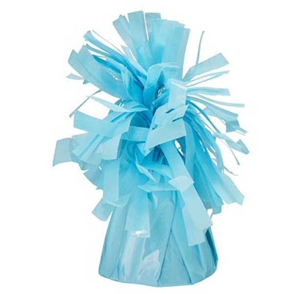 Těžítko na balónky světle modré matné