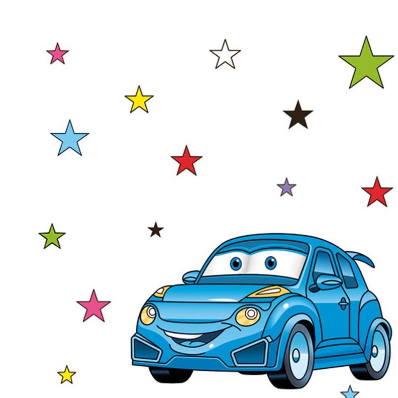 Ubrousky papírové Auto s hvězdičkami 33 x 33 cm 20 ks