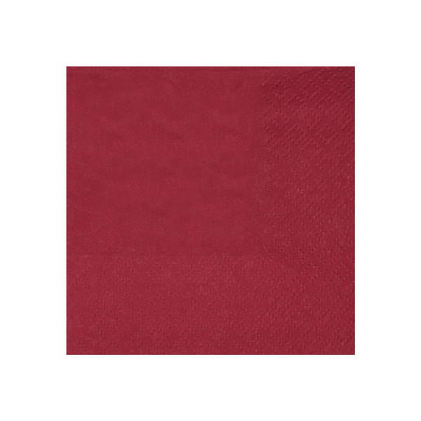 Ubrousky papírové Burgundy 21 x 20 cm 10 ks