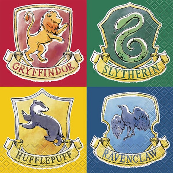 Harry Potter Ubrousky papírové 32,3 x 32,3 cm 16 ks