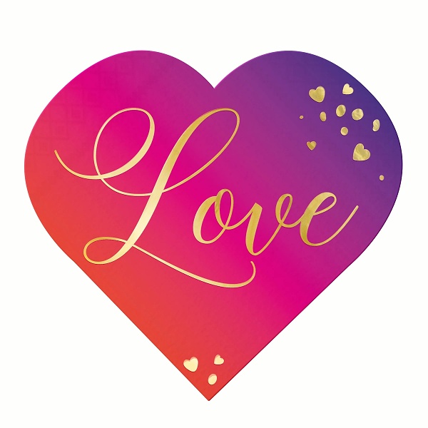 Ubrousky papírové Love srdce 10ks