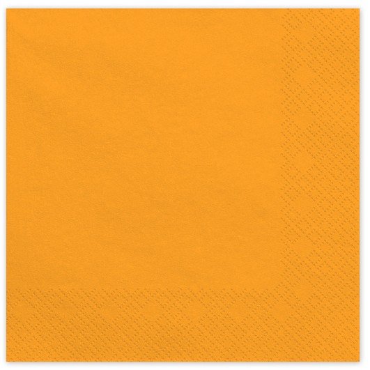 Ubrousky papírové pomerančové 33x33 cm 20 ks