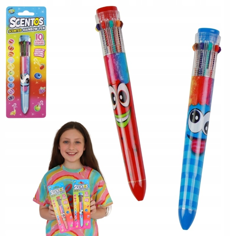 Vícebarevná propiska Scentos duhová