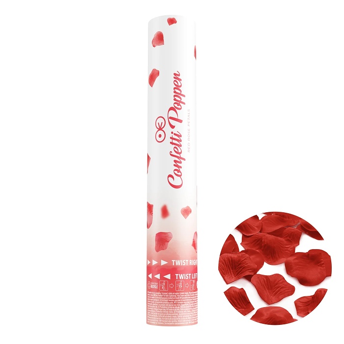 Vystřelovací konfety okvětní lístky 30 cm