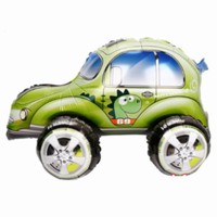 BALNEK chodc Auto s dinosaurem zelen 60cm