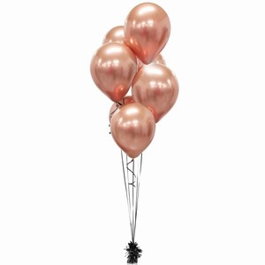 BALÓNKY Beauty Charm platinové metalické Rose Gold 30cm