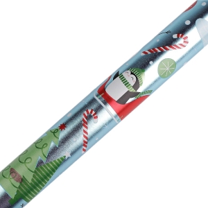 Balící papír vánoční mix 0,7x2m