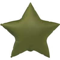Balnek fliov Hvzda olivov zelen, matn 45 cm