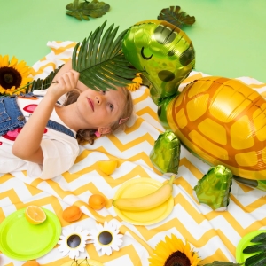 Balónek fóliový Želva stojící 66x44 cm