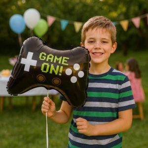 Balónek fóliový Ovladač Game On 39x58 cm
