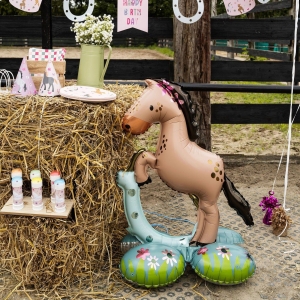 Balónek fóliový stojící kůň 53x74 cm