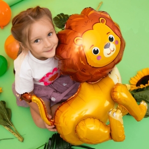 Balónek fóliový Lev stojící 53x54 cm