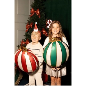 Balónek fóliový Vánoční ozdoby 3 ks 42x46 cm