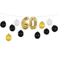 Balnkov girlanda 60. narozeniny erno zlat