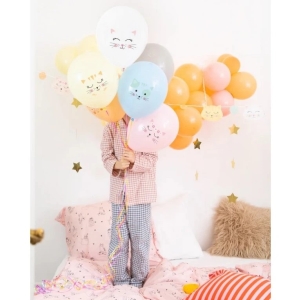 Balónky latexové mix kočky 30 cm 6 ks