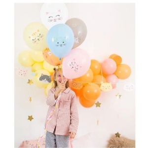 Balónky latexové mix kočky 30 cm 6 ks