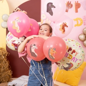 Balónky latexové Koníci 30 cm 6 ks