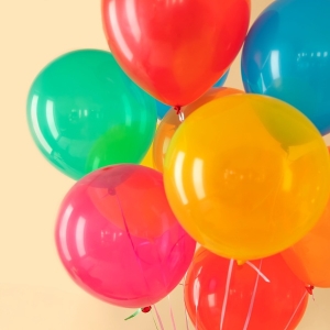 Balónky latexové krystalové mix barev 26 cm 10 ks