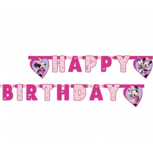 Banner "Happy birthday" Minnie Junior Disney