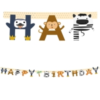 Banner Happy Birthday ZOO 2m