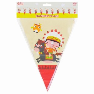 Banner vlaječkový Indiánská party 360 cm