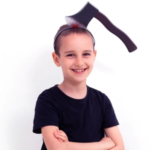 Čelenka halloween sekyra