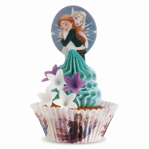 Dekorace na cupcakes z jedlho papru Frozen II