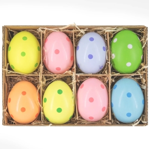 Dekorace velikonoční vajíčka barevný mix 8 ks