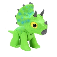 Dinosaurus Triceratops zelený