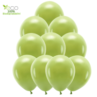 Eco balonky 30 cm pastelov, olivov (1 bal. / 10 ks)