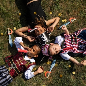 Frkačky papírové Piráti 6 ks