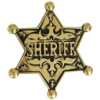 Hvzda zlat Sheriff 1 ks