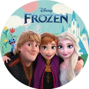 Jedl papr na dort Frozen 20 cm