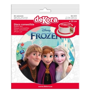 Jedl papr na dort Frozen 20 cm