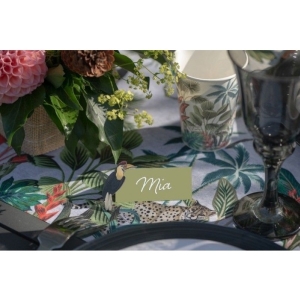 Jmenovky na stůl eukalyptové 7x3cm 10ks