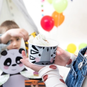 Kelímky na zmrzlinu Zvířátka ze ZOO 150 ml 4 ks