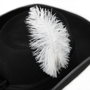 Klobouk mušketýrský černý