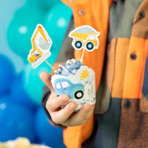 Košíčky na cupcakes dekorativní Auta 6 ks